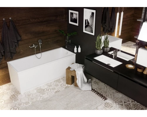 Ванна акриловая Aquatek Eco-friendly Лайма 150 x 70 см, белая, LAI150-0000001