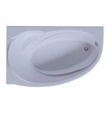Ванна акриловая Aquatek Бетта 170 x 97 см с фронтальным экраном, белая, левая/правая