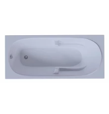 Ванна акриловая Aquatek Лея 170 x 75 см с фронтальным экраном, белая, слив слева/слив справа