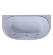 Ванна акриловая Aquatek Мелисса 180 x 95 см с фронтальным и 2 боковыми экранами, белая, MEL180-0000011