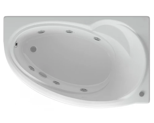 Ванна гидромассажная акриловая Aquatek Бетта 170 x 97 см с фронтальным экраном, белая, левая/правая