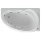 Ванна гидромассажная акриловая Aquatek Бетта 170 x 97 см с фронтальным экраном, белая, левая/правая