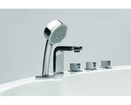 Ванна гидромассажная акриловая Black&White Galaxy GB5005, 175 х 160 см, белая