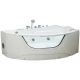 Ванна гидромассажная акриловая Black&White Galaxy GB5008 L/R, 160 х 100 см, белая