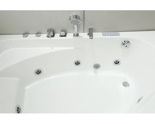 Ванна гидромассажная акриловая Black&White Galaxy GB5008 L/R, 160 х 100 см, белая