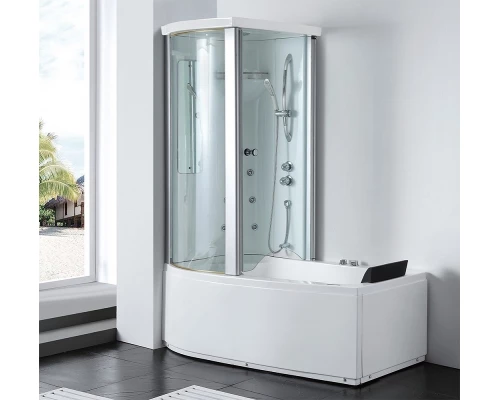 Ванна гидромассажная акриловая Gemy G8040 B L/R, 170 х 85 х 220 см