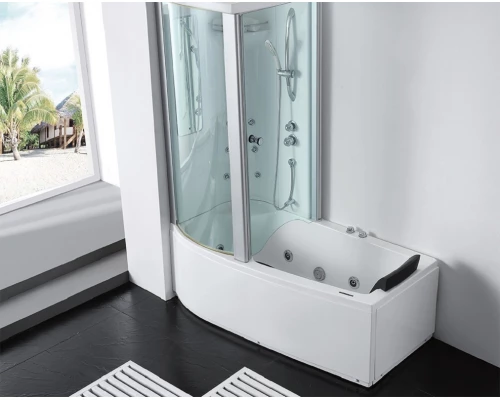 Ванна гидромассажная акриловая Gemy G8040 B L/R, 170 х 85 х 220 см