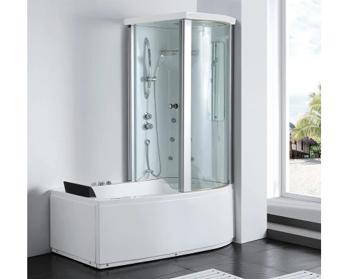 Ванна гидромассажная акриловая Gemy G8040 B L/R, 170 х 85 х 220 см