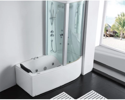 Ванна гидромассажная акриловая Gemy G8040 B L/R, 170 х 85 х 220 см