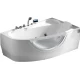 Ванна гидромассажная акриловая Gemy G9046 K L/R, 161 х 96 x 68 см