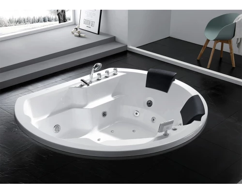 Ванна гидромассажная акриловая Gemy G9053 K, 185 х 162 см