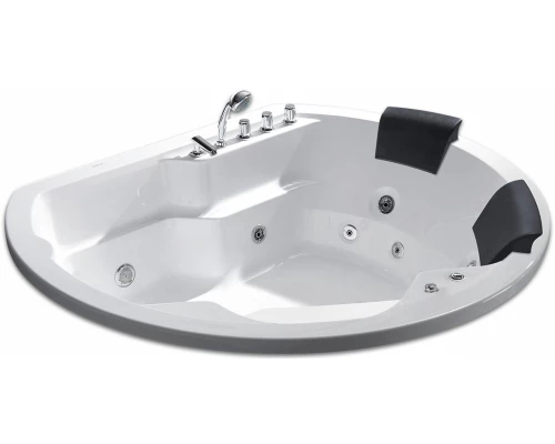 Ванна гидромассажная акриловая Gemy G9053 B 185 х 162 x 74 см с гидромассажем, встраиваемая, белая