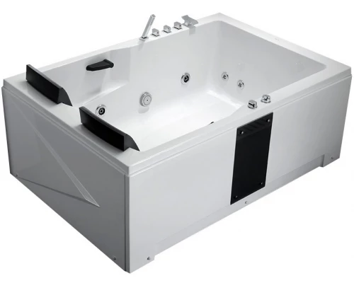 Ванна гидромассажная акриловая Gemy G9061 B L/R 181 х 121 x 70 см, встраиваемая, белая, левая/правая