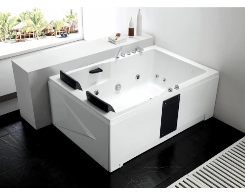 Ванна гидромассажная акриловая Gemy G9061 B L/R 181 х 121 x 70 см, встраиваемая, белая, левая/правая