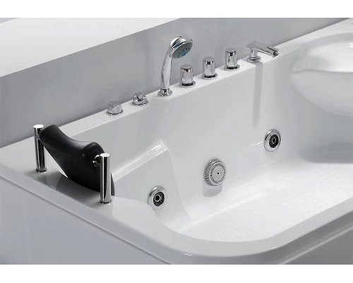 Ванна гидромассажная акриловая Gemy G9085 B L/R 180 х 116 x 69 см, встраиваемая, белая, левая/правая