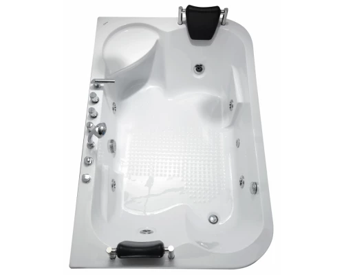 Ванна гидромассажная акриловая Gemy G9085 B L/R 180 х 116 x 69 см, встраиваемая, белая, левая/правая