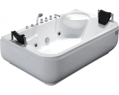 Ванна гидромассажная акриловая Gemy G9085 B L/R 180 х 116 x 69 см, встраиваемая, белая, левая/правая