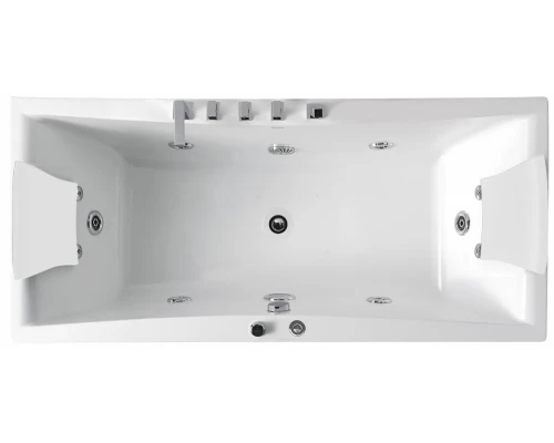 Ванна гидромассажная акриловая Gemy G9076 B 177 х 81 x 60 см, встраиваемая, белая