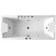 Ванна гидромассажная акриловая Gemy G9076 B 177 х 81 x 60 см, встраиваемая, белая