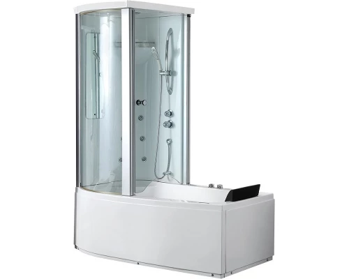 Ванна гидромассажная акриловая Gemy G8040 B L/R, 170 х 85 х 220 см