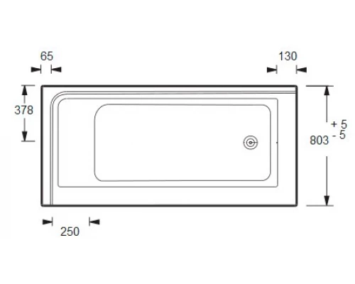 Акриловая ванна Jacob Delafon Formilia 170x80, E6139L-00/E6139R-00