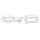 Ванна акриловая Jacob Delafon Odeon Up E6057RU-00, 160 х 75 см