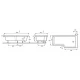 Ванна акриловая Jacob Delafon Bain Douche NEO E6D004-00 180 х 90 х 70, левая