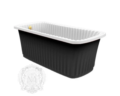 Ванна из литьевого мрамора Migliore OLIVIA Panello ML.OLV-40.101, с панелью, 174 х 80 х 66 см