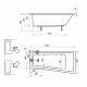 Акриловая ванна Ravak Be Happy II, 160 x 75 см, левая/правая, белая, C961000000/C971000000