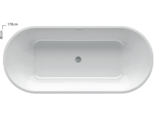 Акриловая ванна Ravak Solo, 178 х 80 см, белая, XC00100025
