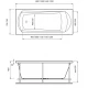 Ванна акриловая Relisan Tamiza, 150 х 70 см