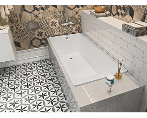 Акриловая ванна Roca Elba 170 х 75 см, белая, 248507000