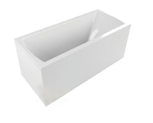 Ванна акриловая Vayer Milana 155 х 70 см, прямоугольная, белая