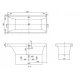 Ванна Villeroy&Boch Squaro 180x80 UBQ180SQR2V-01, alpin