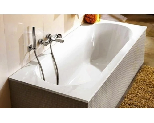 Квариловая ванна Villeroy&Boch Oberon 170x70 UBQ177OBE2V-01, alpin без отверстия и перелива