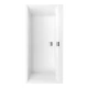 Квариловая ванна Villeroy&Boch Squaro Edge 12, 190 x 90 см, alpin, UBQ190SQE2DV-01