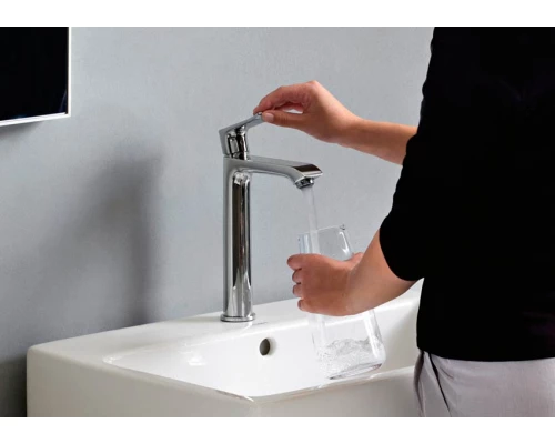 Смеситель для раковины Hansgrohe Metris 31183000, хром, д/к, высокий