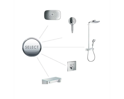 Смеситель Hansgrohe ShowerSelect для душа, термостатический, хром, 15763000