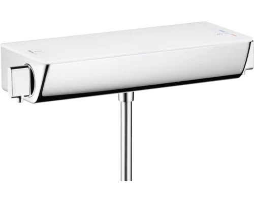 Смеситель Hansgrohe Ecostat Select 13161400 термостатический для душа, белый/хром