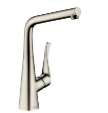 Смеситель Hansgrohe Metris 14822800, для кухни, цвет сталь