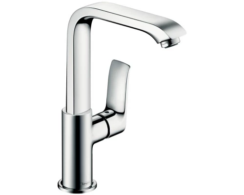 Смеситель для раковины Hansgrohe Metris 31087000 высокий, со сливным гарнитуром