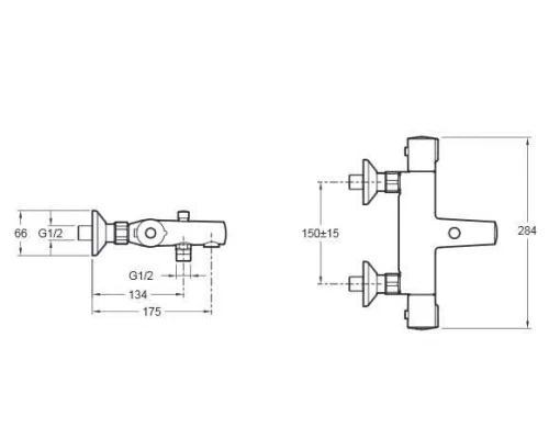 Смеситель Jacob Delafon July E45714-CP для ванны/душа