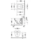 Подвесной унитаз Duravit Durastyle 2539090000 укороченный