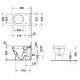 Приставной унитаз Duravit Starck 3 012409