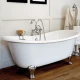 Чугунная ванна Devon&Devon Admiral 185 х 85 см, 2MRADMIRALCRDD, белый, снаружи под окраску, ножки Eagle алюминий полированный, без слива-перелива