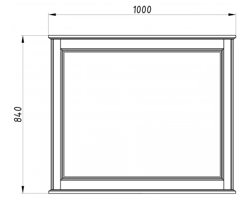 Зеркало ASB-Woodline Венеция 100