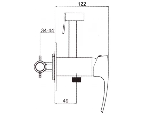 10.109 Смеситель для биде