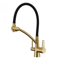 Смеситель для кухни  HOT&COLD 102.258 Black