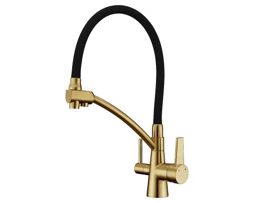 Смеситель для кухни  HOT&COLD 102.258 Black