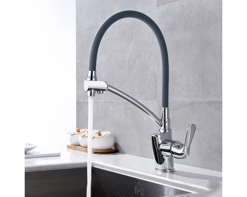 108.058 Gray Смеситель для кухни